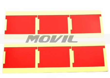 New LCD Backlight Sticker Film For iPhone 4 4G 4S Red Film Refurbishment Replacement Spare Parts